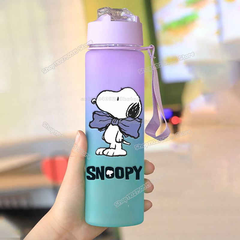 Outdoor Sport For Kids - 750ml Gradient Color Water Bottle Anime