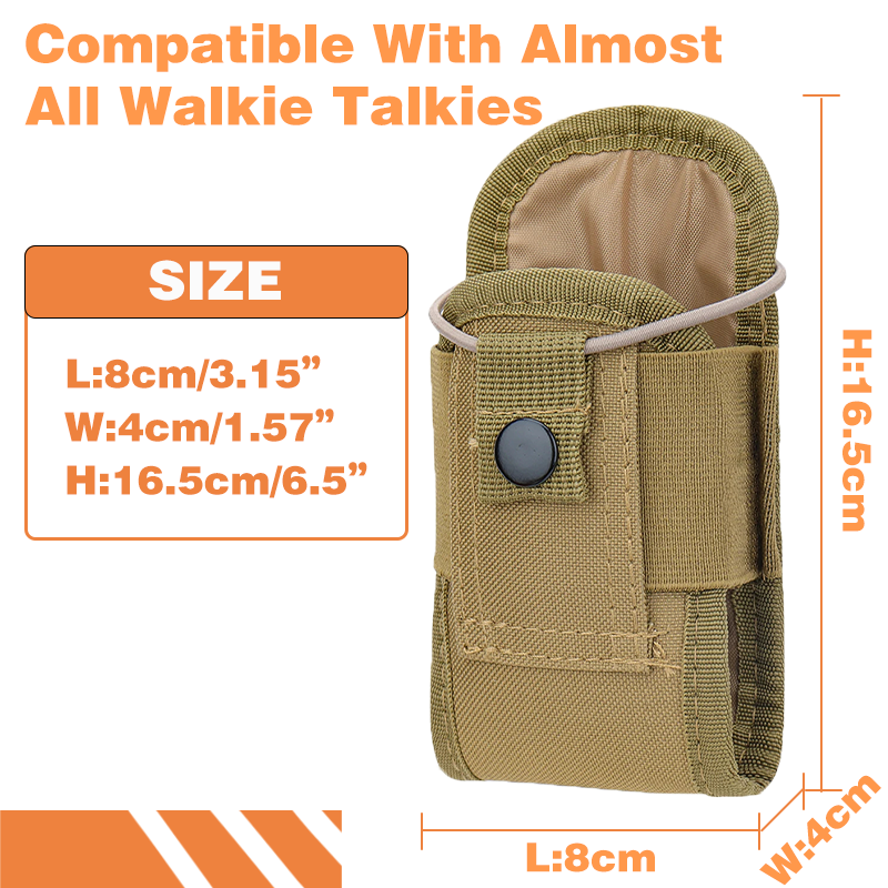 Tactical Walkie Talkie Pouch T - Outdoor Sport Bag บทวิจารณ์และราคา