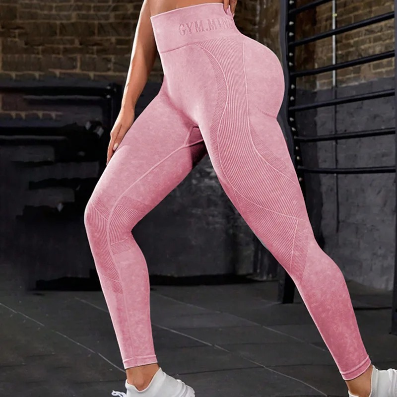 Women Seamless Gym High Waist  - Outdoor Sport Leggings บทวิจารณ์และราคา