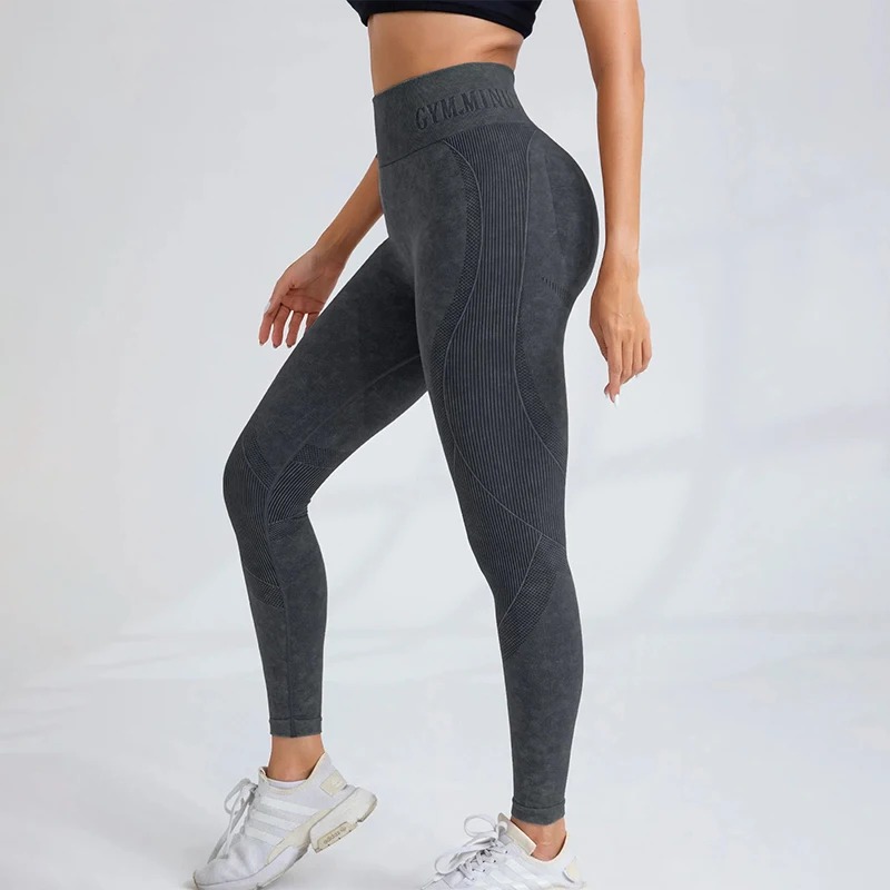 Women Seamless Gym High Waist  - Outdoor Sport Leggings บทวิจารณ์และราคา