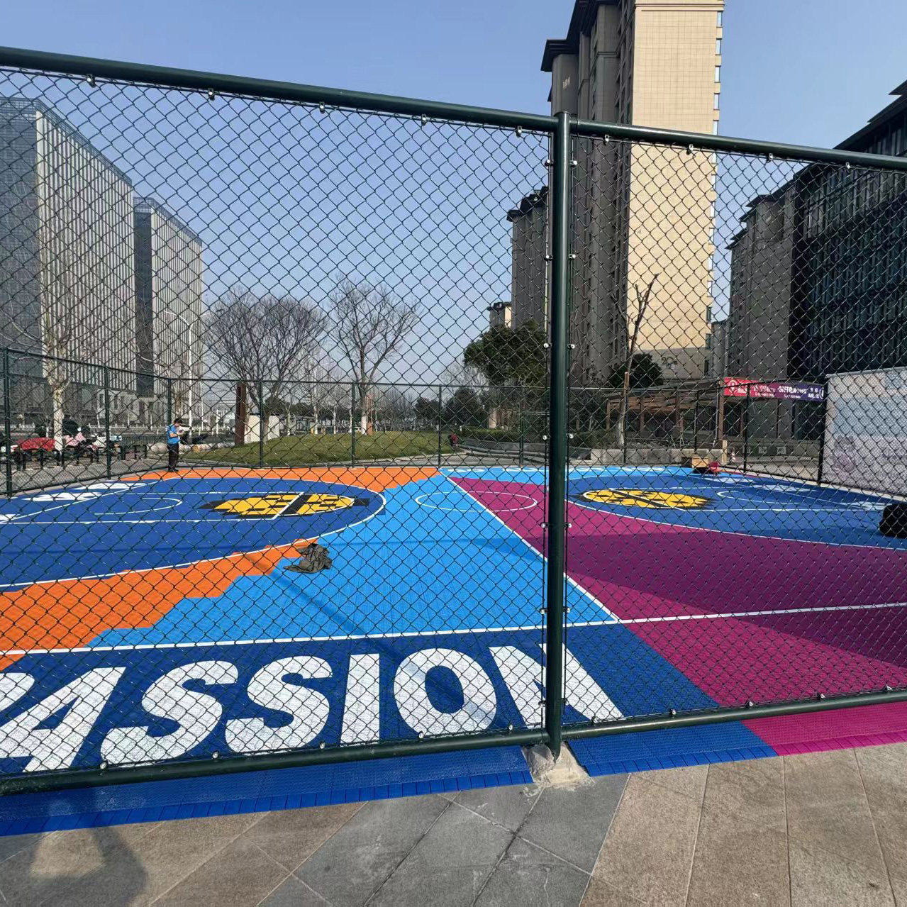 Modern Outdoor Sport Court Til - Outdoor Sport Floor Tiles บทวิจารณ์และราคา