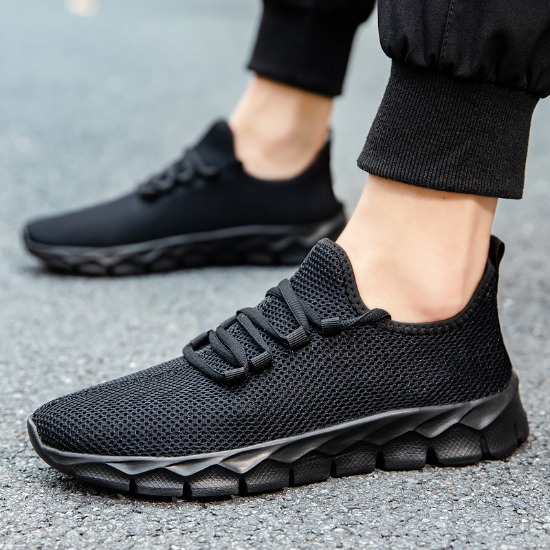 Men Sports Running Black Joggi - Outdoor Sports Shoes บทวิจารณ์และราคา