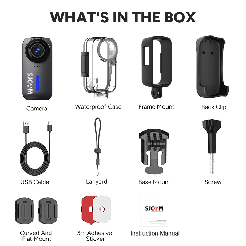 SJCAM C110+ 4K 30fps Action Ca - Outdoor Sport Usa บทวิจารณ์และราคา