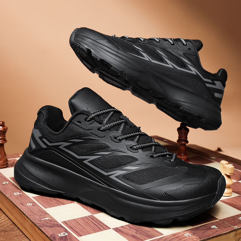 Wide Toe Men Running Sneakers  - Outdoor Sport With Sticks บทวิจารณ์และราคา