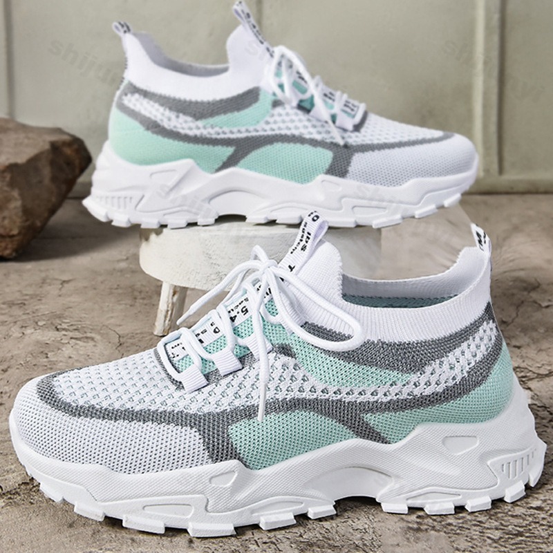 Women Sneakers Shoes Large Siz - Outdoor Sport With Sticks บทวิจารณ์และราคา