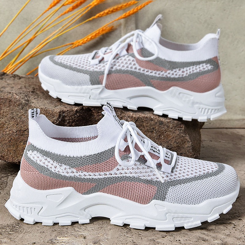 Women Sneakers Shoes Large Siz - Outdoor Sport With Sticks บทวิจารณ์และราคา