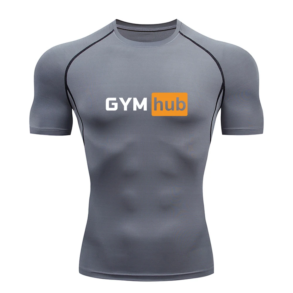 Gym Hub Printed Men's Compress - Outdoor Sport.Hub บทวิจารณ์และราคา