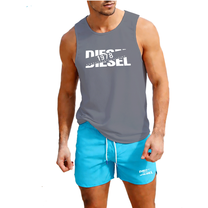 Summer Casual Trendy Tank Set  - Outdoor Sports บทวิจารณ์และราคา