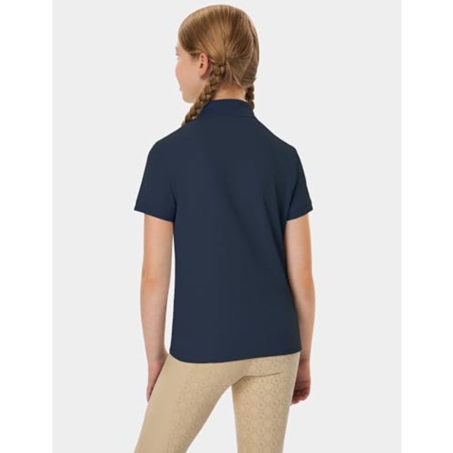 Girls Equestrian Shirt Short S - Polo Shirt Equestrian บทวิจารณ์และราคา