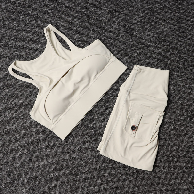 Fitness Shorts Yoga Sets Women - Outdoor Sport Leggings บทวิจารณ์และราคา