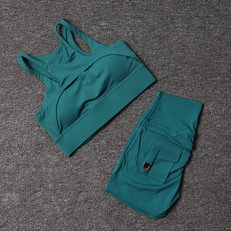 Fitness Shorts Yoga Sets Women - Outdoor Sport Leggings บทวิจารณ์และราคา