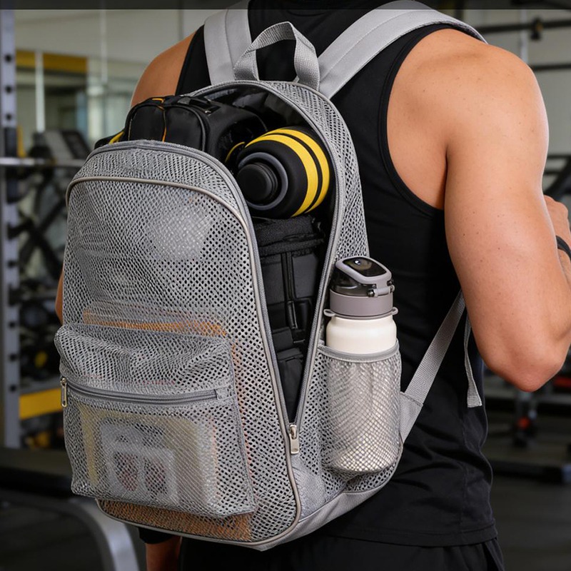 Breathable Mesh Backpack Light - Outdoor Sport Bag บทวิจารณ์และราคา