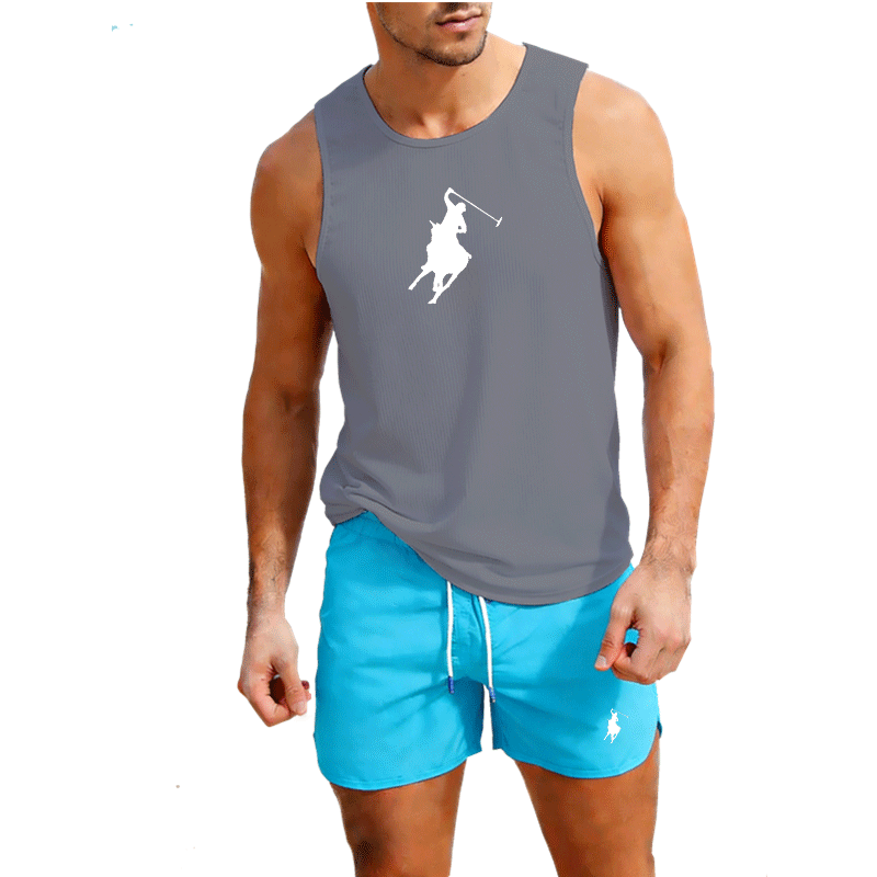 European Men Summer Vest and S - Outdoor Sports บทวิจารณ์และราคา