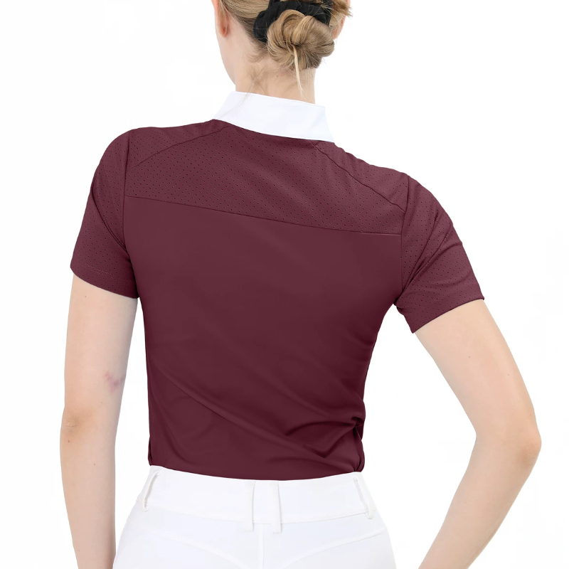 Female Professional Short Slee - Polo Shirt Equestrian บทวิจารณ์และราคา
