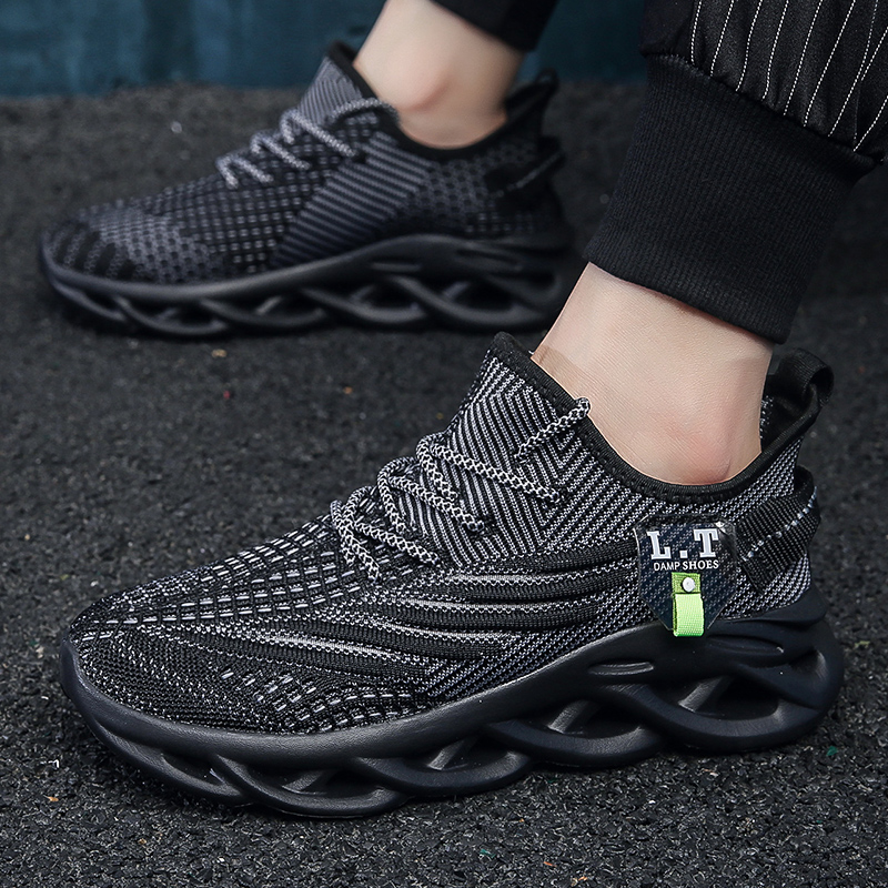 Porous Mesh Upper Men Sneakers - Outdoor Sport With Sticks บทวิจารณ์และราคา