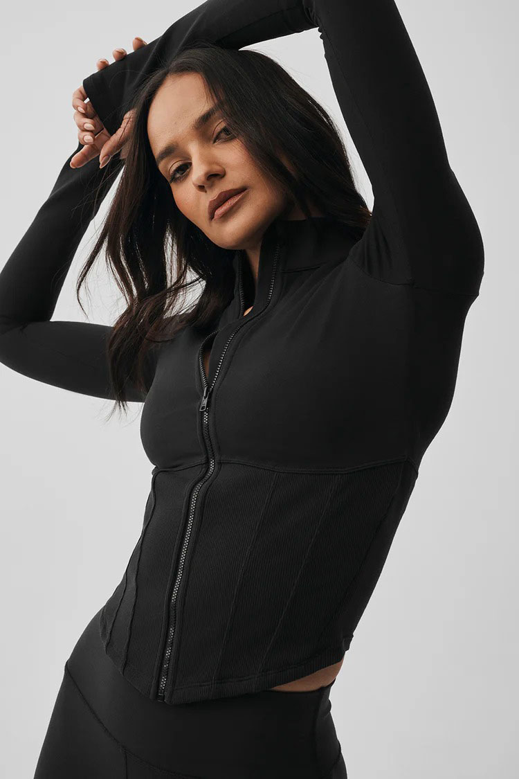 Women's Long Sleeve Zip Jacket - Outdoor Sports บทวิจารณ์และราคา