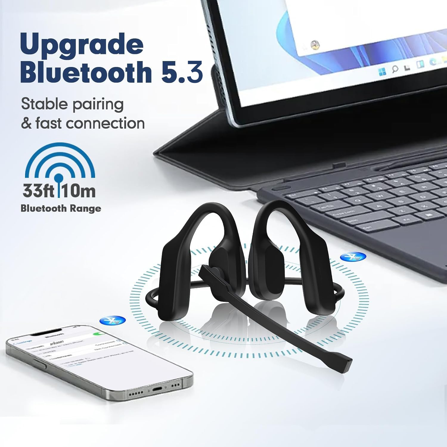 Open Ear Headphones with Mic,  - Outdoor Sport Centre บทวิจารณ์และราคา