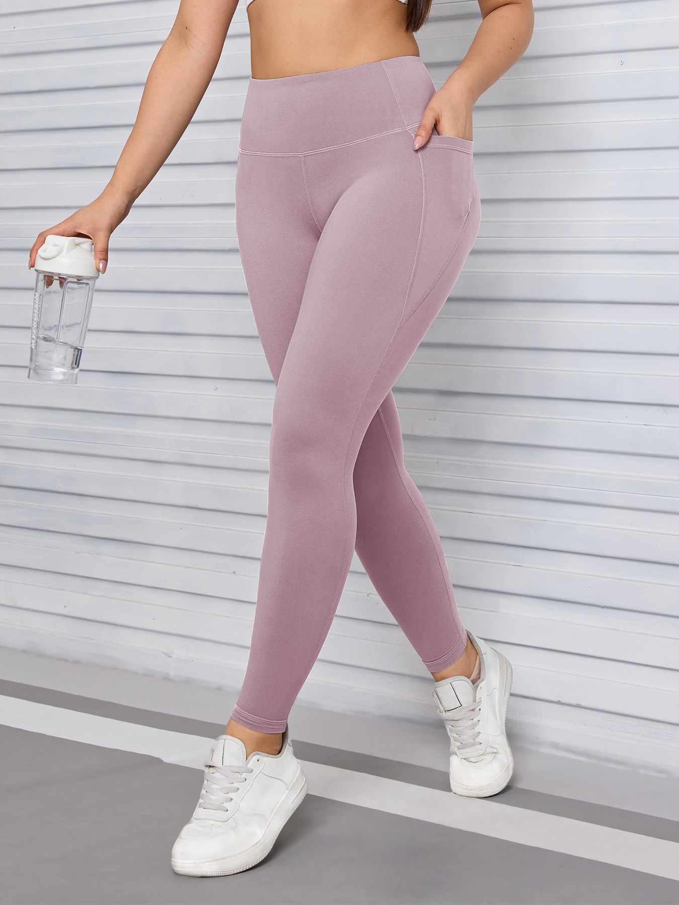 Pockets Fitness Gym Leggings W - Outdoor Sport Leggings บทวิจารณ์และราคา