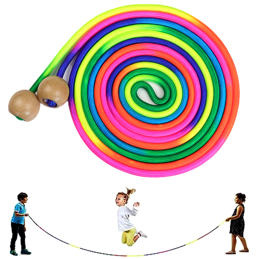 5M Rainbow Long Jump Rope for  - Speed Skipping Rope บทวิจารณ์และราคา