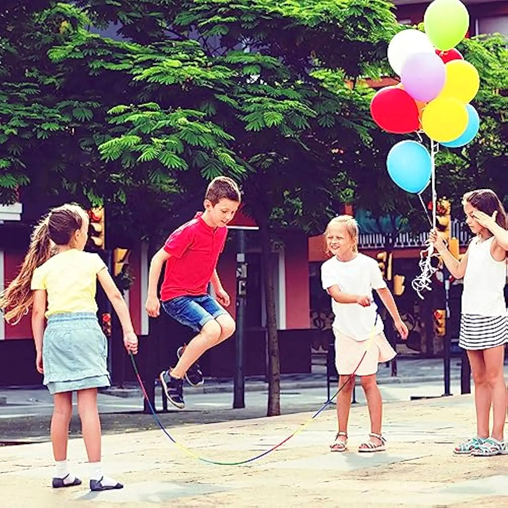 5M Rainbow Long Jump Rope for  - Speed Skipping Rope บทวิจารณ์และราคา
