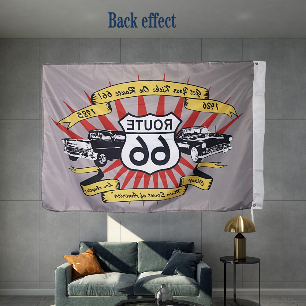 Route 66 USA Flag Mother Road  - Outdoor Sport Usa บทวิจารณ์และราคา