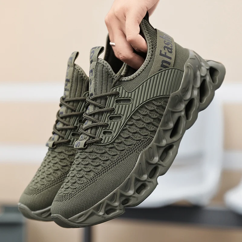 Men's Sneakers Comfortable Men - Outdoor Sport With Sticks บทวิจารณ์และราคา