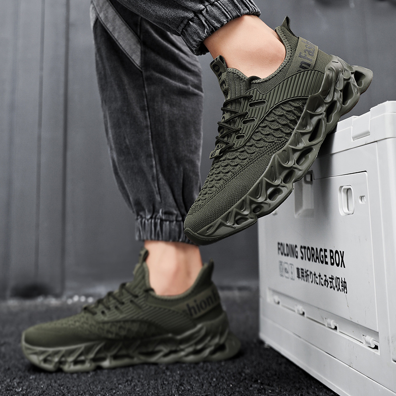 Men's Sneakers Comfortable Men - Outdoor Sport With Sticks บทวิจารณ์และราคา