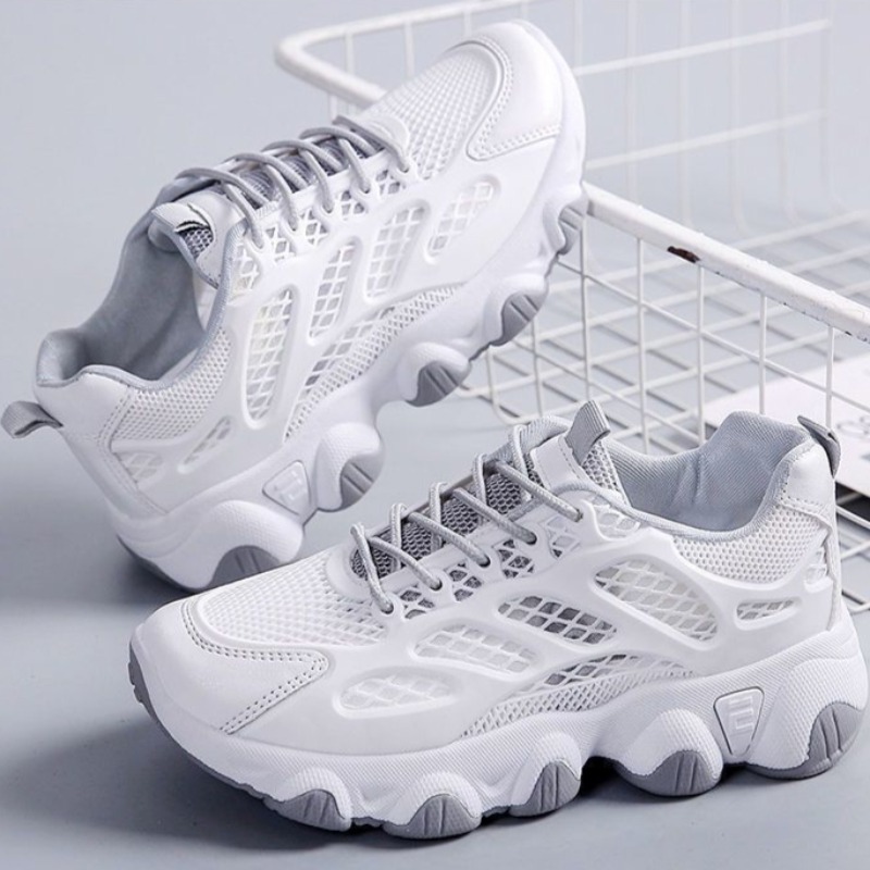 Breathable Mesh Chunky Sneaker - Outdoor Sports Shoes บทวิจารณ์และราคา