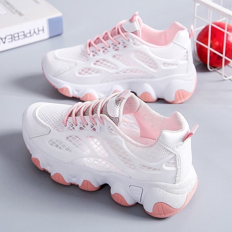 Breathable Mesh Chunky Sneaker - Outdoor Sports Shoes บทวิจารณ์และราคา