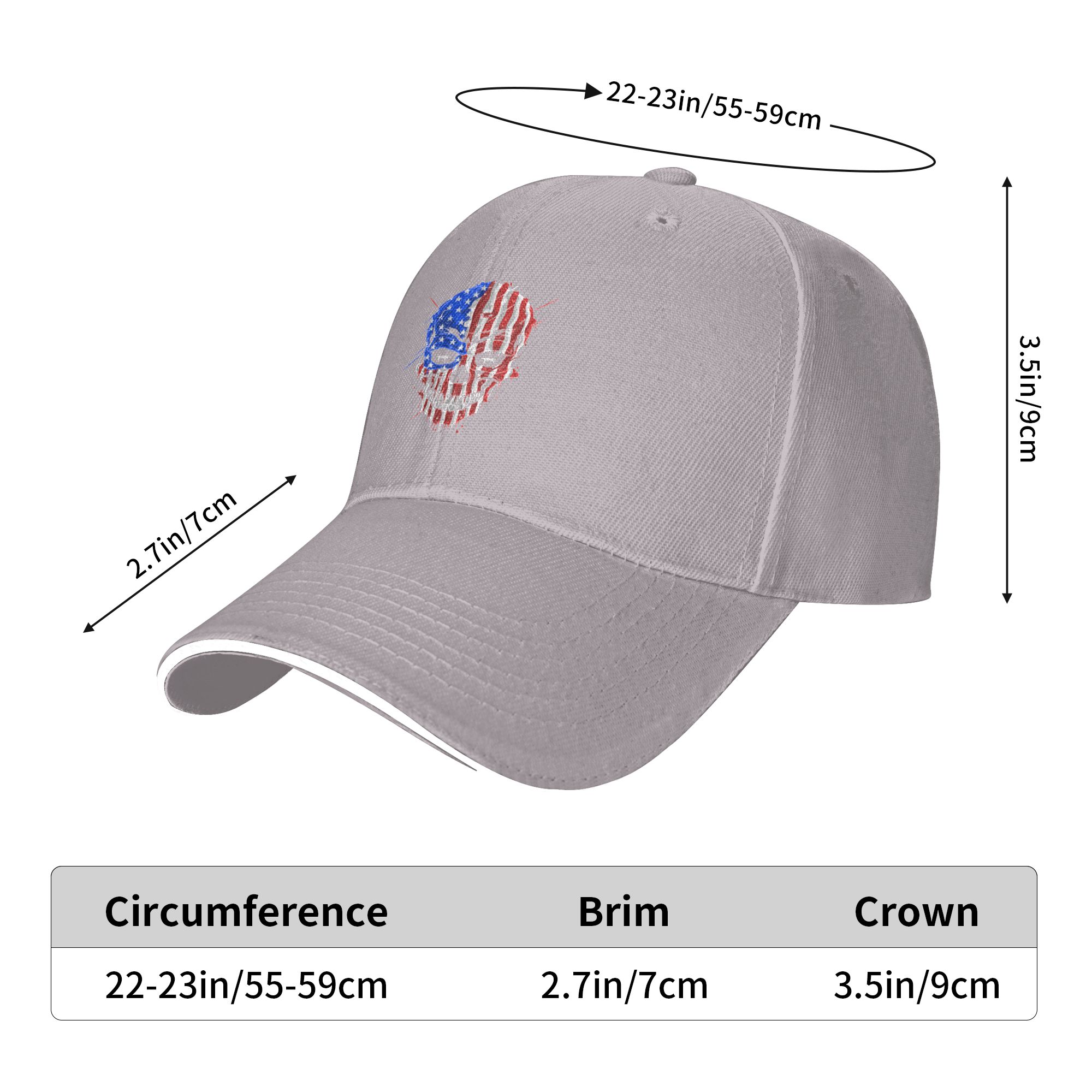 Fashion Hippie USA Skull  Curv - Outdoor Sport Usa บทวิจารณ์และราคา