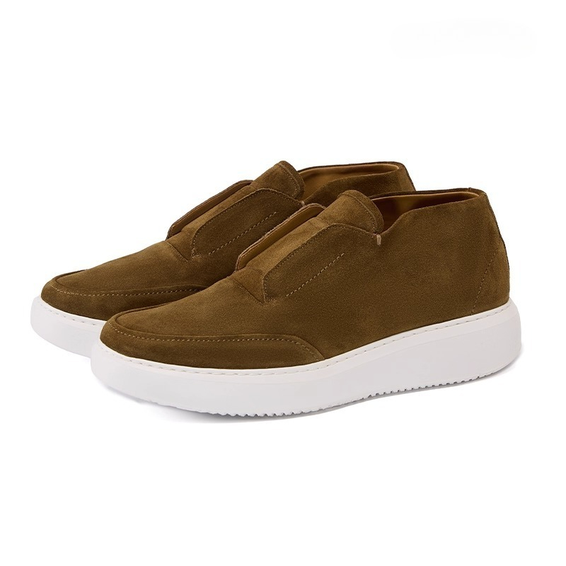 Men Skate Shoes Genuine Leathe - Outdoor Sport With Sticks บทวิจารณ์และราคา