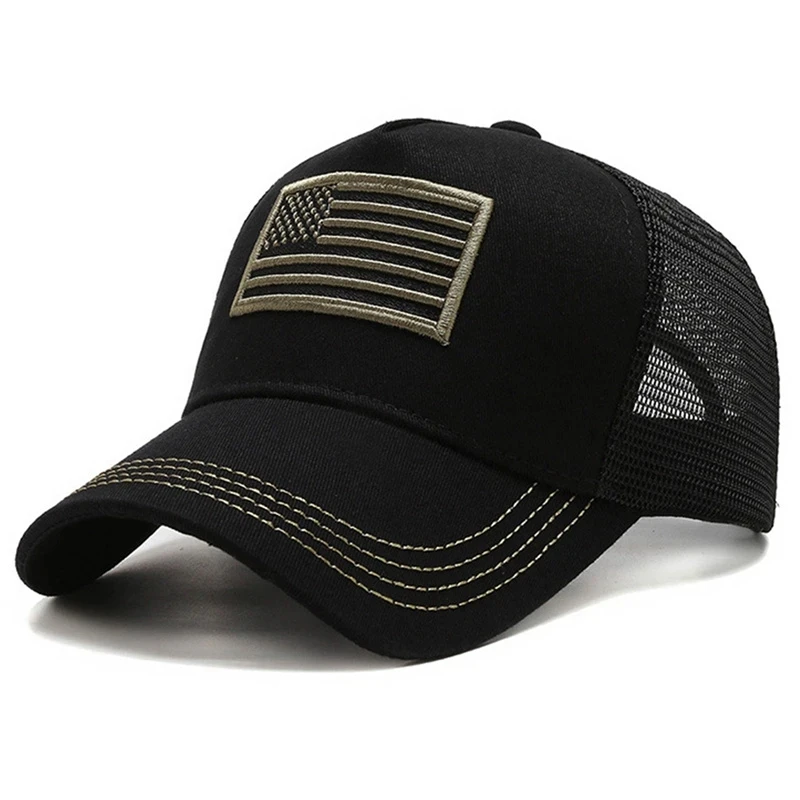 USA Flag Mesh Baseball Cap Sum - Outdoor Sport Usa บทวิจารณ์และราคา