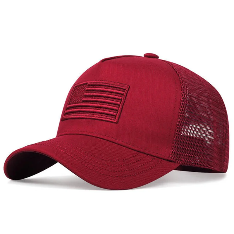 USA Flag Mesh Baseball Cap Sum - Outdoor Sport Usa บทวิจารณ์และราคา