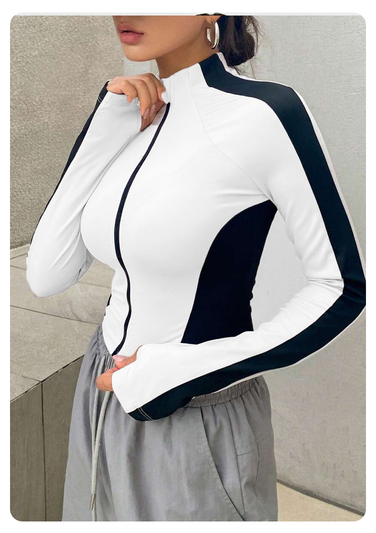 Yoga Clothes Stand Up Collar J - Outdoor Sports บทวิจารณ์และราคา