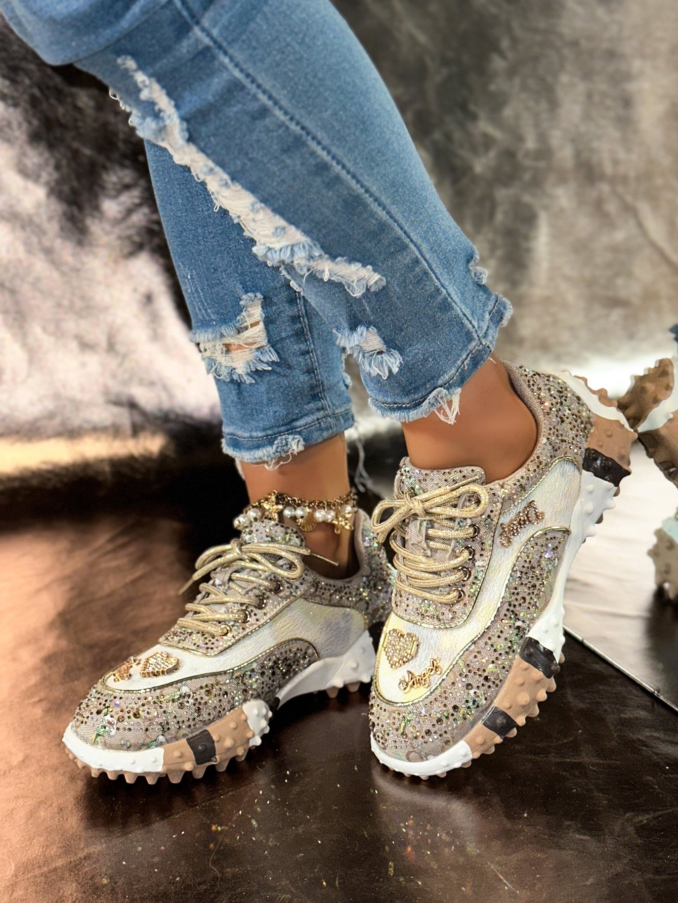 2026 Women's Spring Sports Lei - Outdoor Sports Shoes บทวิจารณ์และราคา