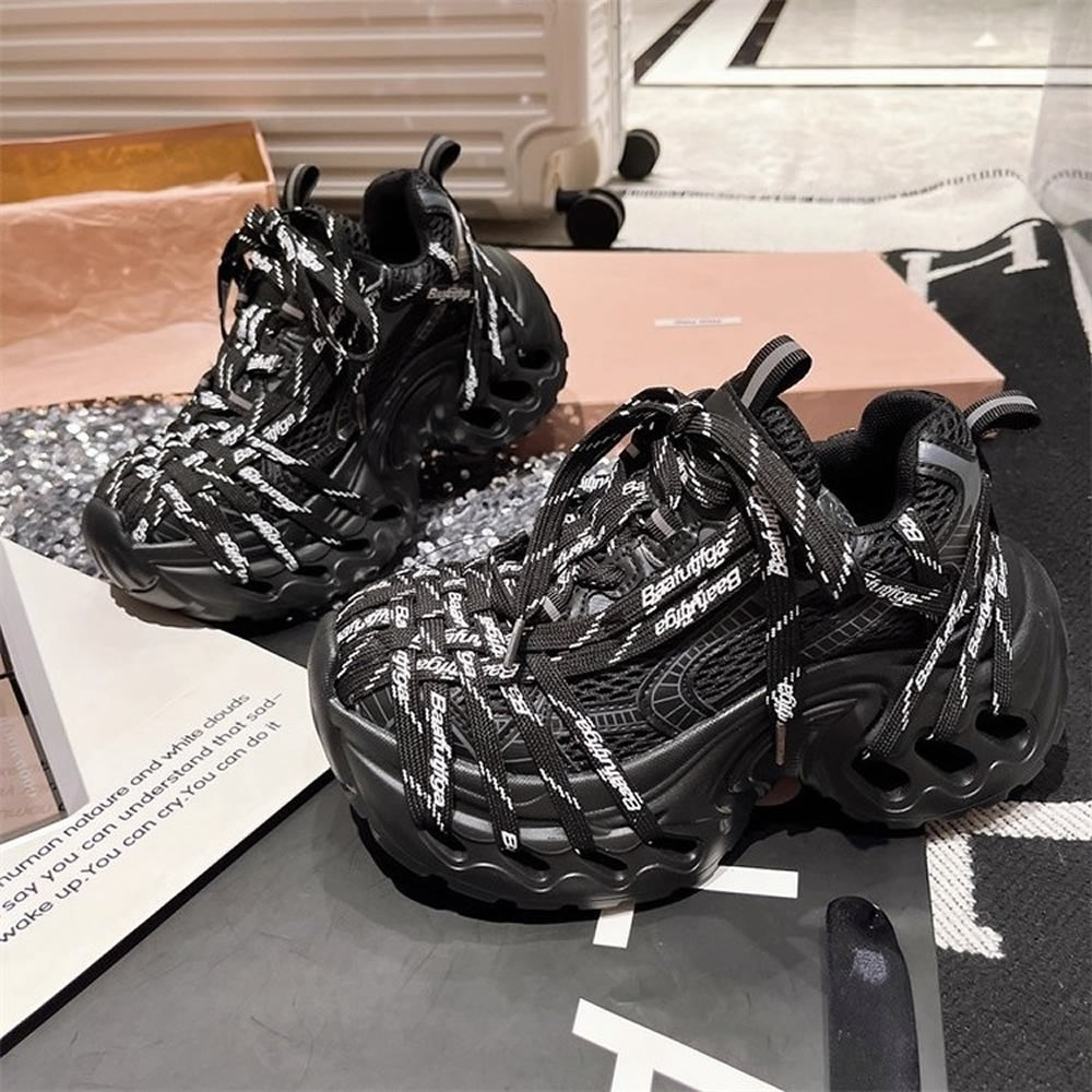 Women Chunky Sneakers Thick So - Outdoor Sports Shoes บทวิจารณ์และราคา