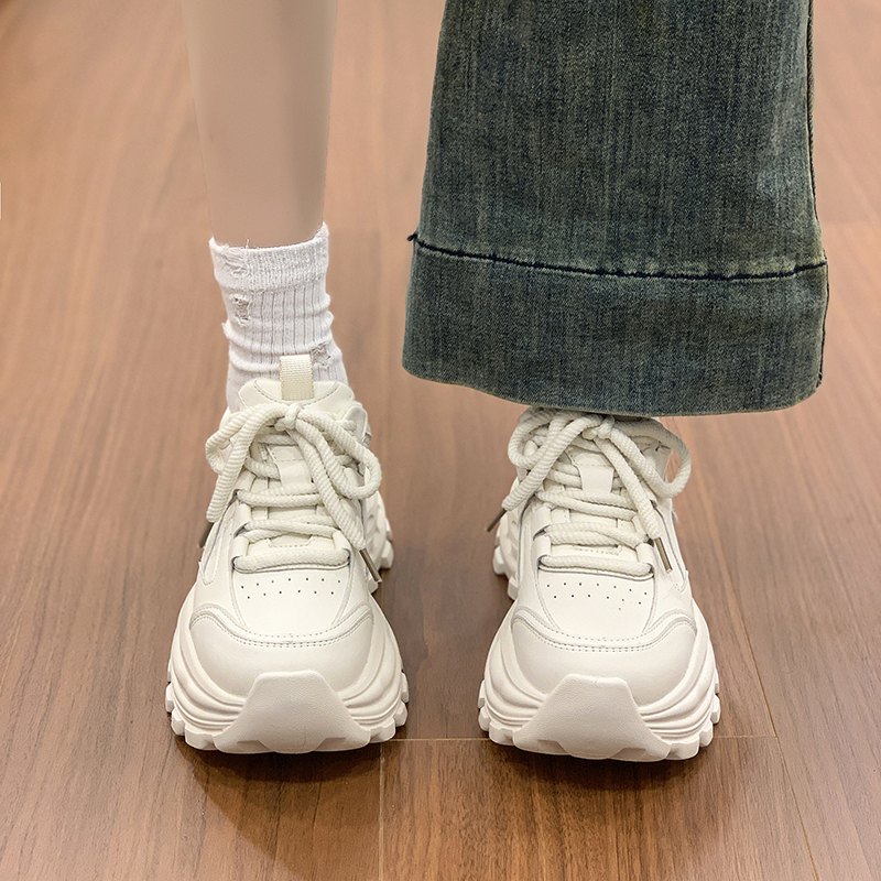 8.5cm Women Platform Sneakers  - Outdoor Sports Shoes บทวิจารณ์และราคา