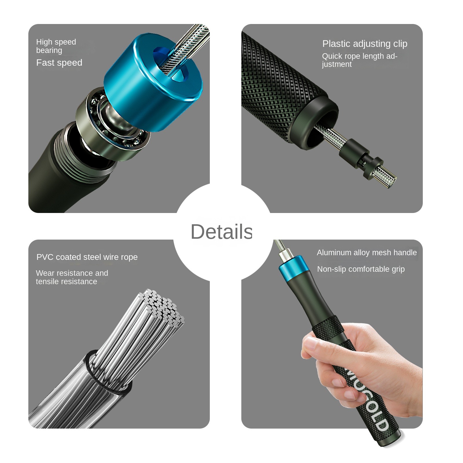 MOGOLD Professional Speed Jump - Speed Skipping Rope บทวิจารณ์และราคา