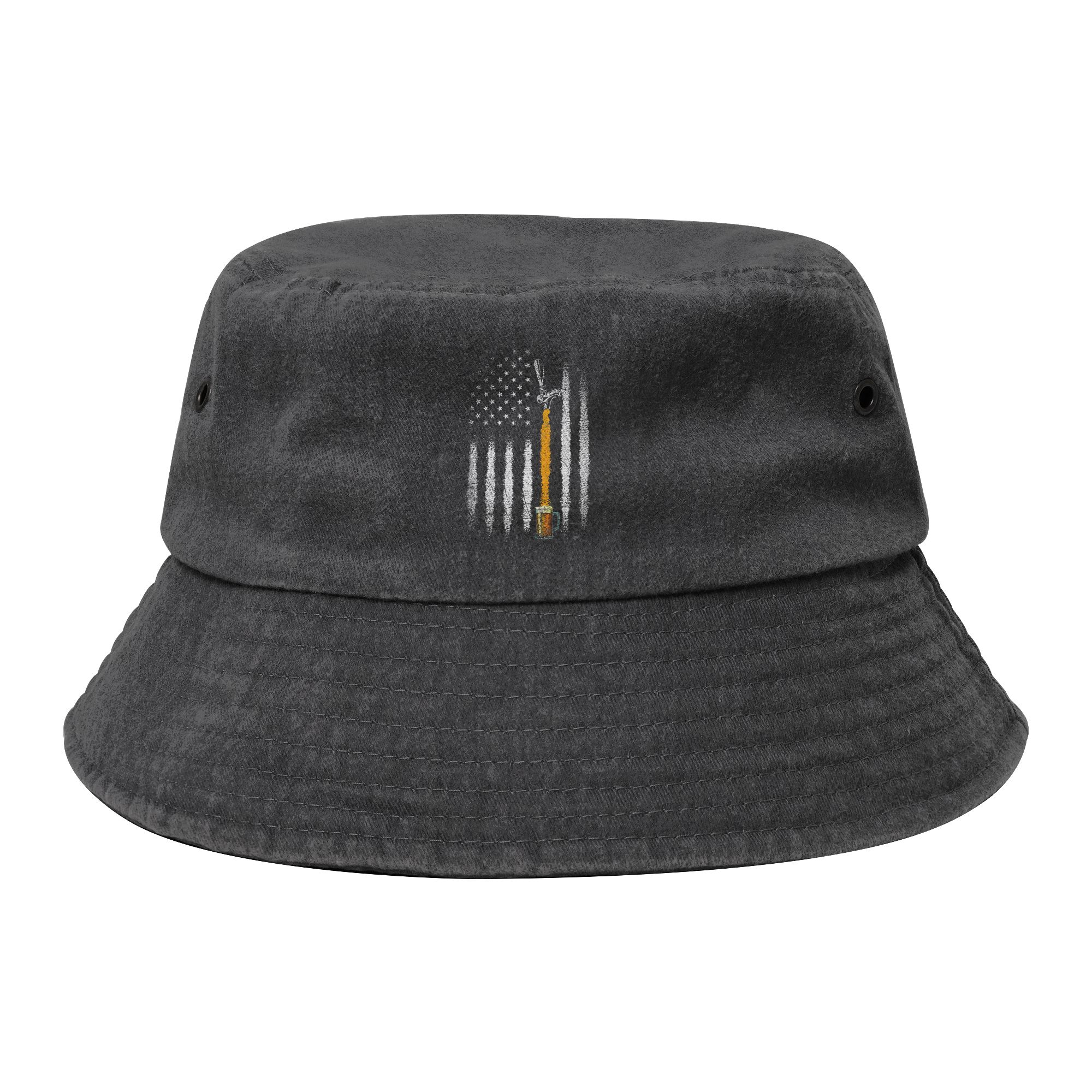 USA Flag Beer Bucket Hat Men W - Outdoor Sport Usa บทวิจารณ์และราคา