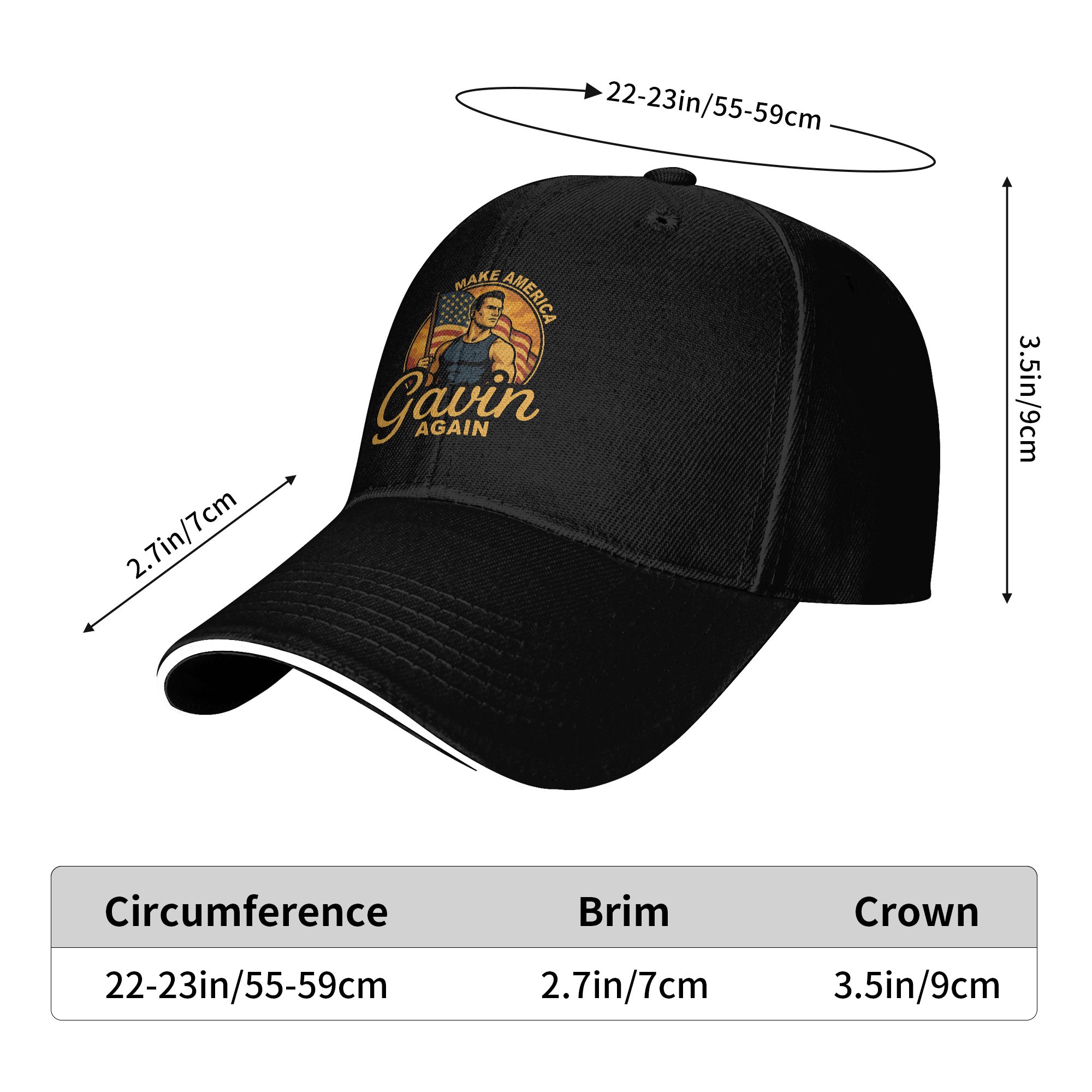 Make America Gavin Again Baseb - Outdoor Sport Usa บทวิจารณ์และราคา