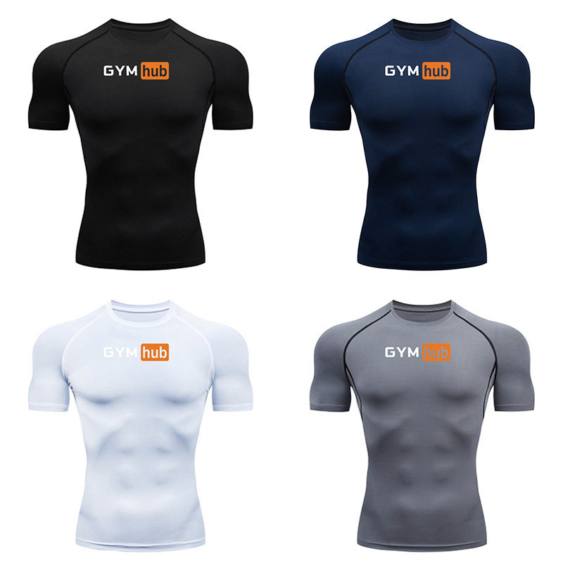Gym Hub Printed Men's Compress - Outdoor Sport.Hub บทวิจารณ์และราคา