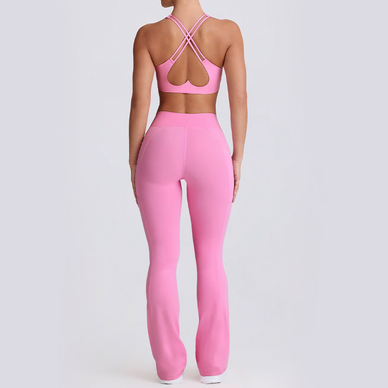Naked Feel Quick-Dry Yoga Set  - Outdoor Sport Leggings บทวิจารณ์และราคา