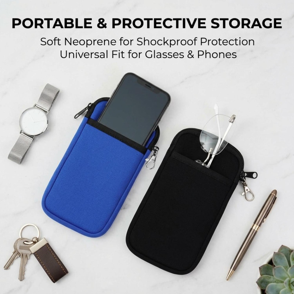 Nylon Fabric Phone /Glasses Zi - Outdoor Sport Bag บทวิจารณ์และราคา