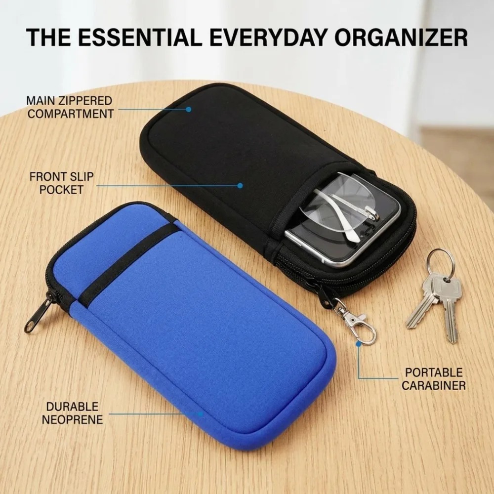 Nylon Fabric Phone /Glasses Zi - Outdoor Sport Bag บทวิจารณ์และราคา