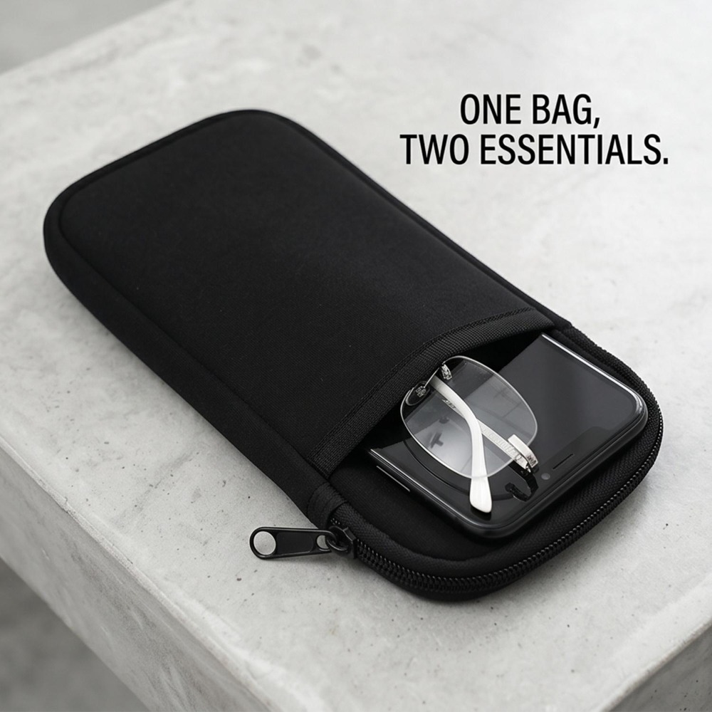 Nylon Fabric Phone /Glasses Zi - Outdoor Sport Bag บทวิจารณ์และราคา