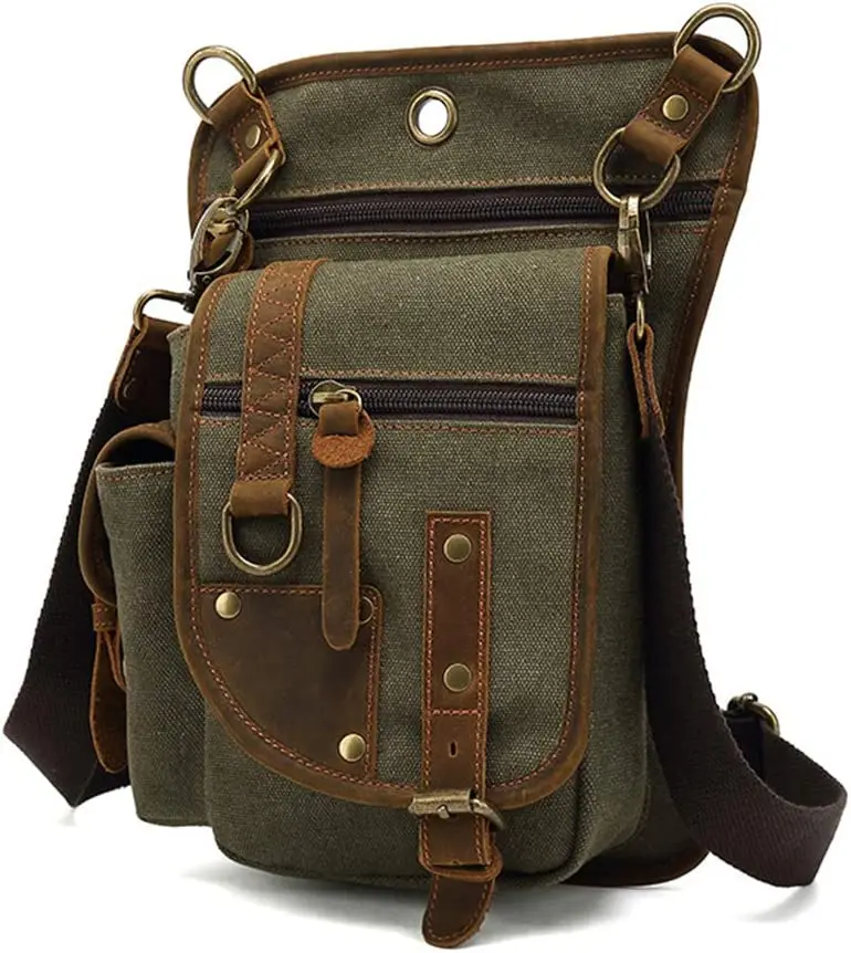 Canvas Drop Leg Bag sport Thig - Outdoor Sport Bag บทวิจารณ์และราคา