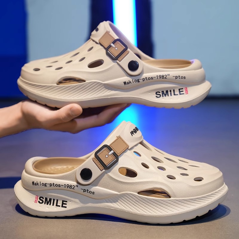 Men's Summer Outdoor Wear Hole - Outdoor Sport Brand Shoes บทวิจารณ์และราคา