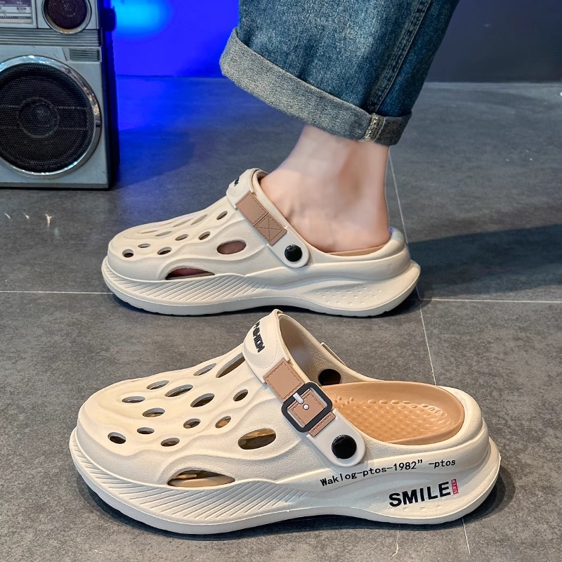 Men's Summer Outdoor Wear Hole - Outdoor Sport Brand Shoes บทวิจารณ์และราคา