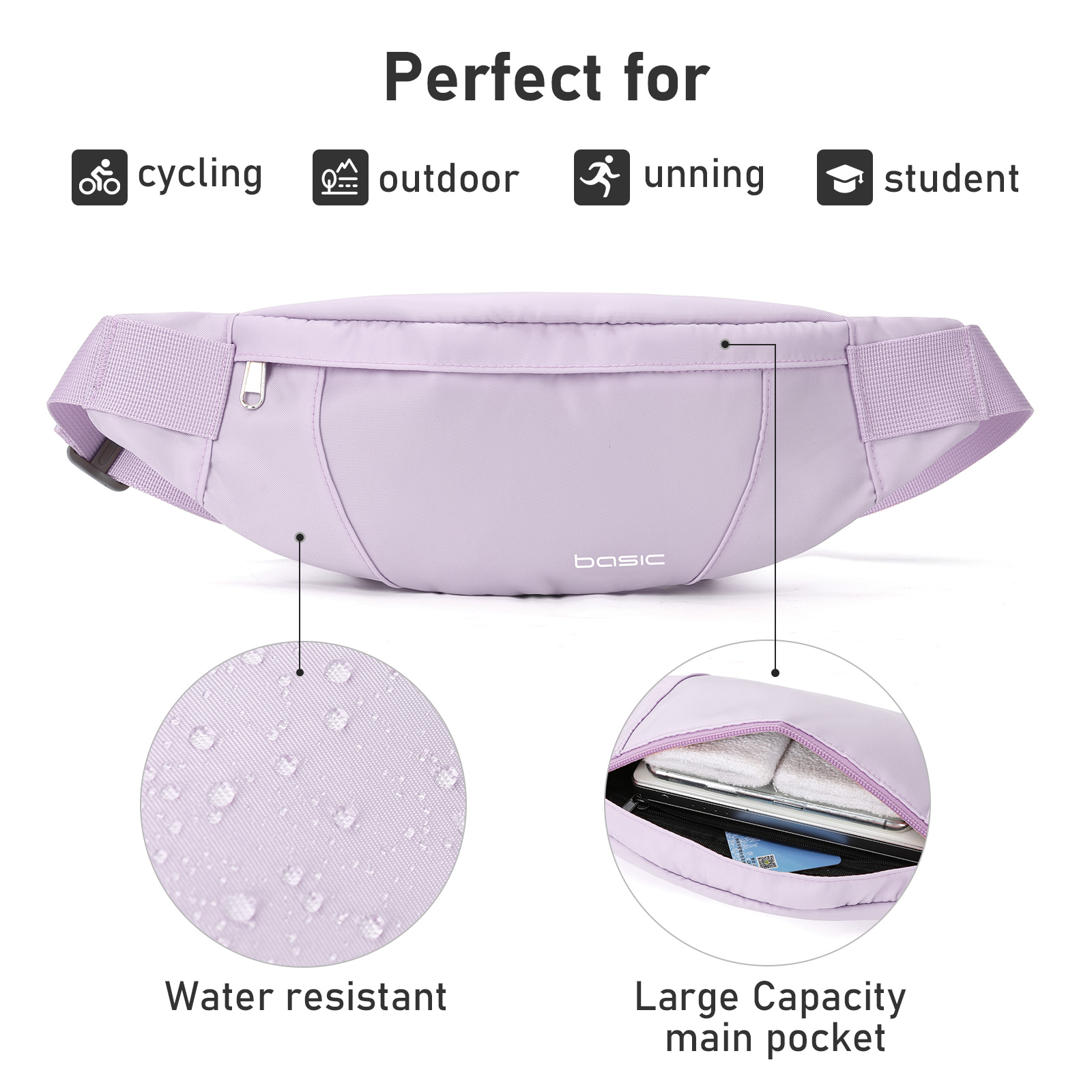 Fashion Running Waist Bag Wate - Outdoor Sport Bag บทวิจารณ์และราคา