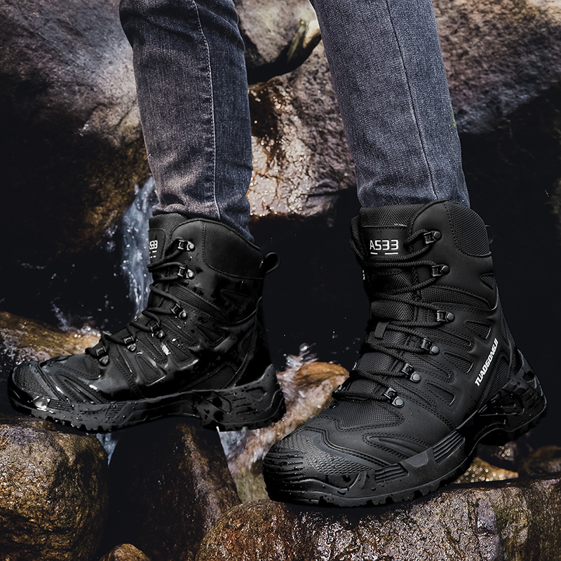 Men's Large Size Outdoor Tacti - Outdoor Sports Shoes บทวิจารณ์และราคา